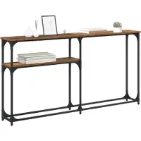 vidaXL TableConsole Bois ancien 145x22.5x75cm Bois d'ingénierie