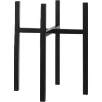 Mica Decorations Ascot Plant Stand XL - L42 x L42 x H50 cm - Métal - Noir