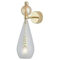 Ebb & Flow Smykke Applique Crystal | Golden smoke ball | Gold E14IP20