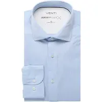 Venti Jerseyflex Comfort Fit Chemise en jersey bleu, Unicolore