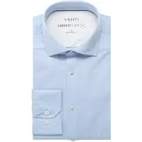 Venti Jerseyflex Modern Fit Chemise en jersey bleu, Unicolore
