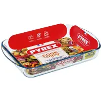 Pyrex Plat de cuisson rectangulaire en verre, 350x230mm