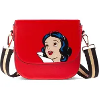 Difuzed Petit sac à bandoulière à rabat de Disney Blanche-Neige en rouge