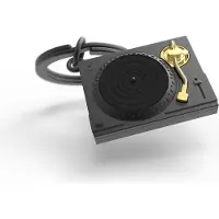 Inny Élégant porte-clés en métal Meta[l]morphose - Gramophone