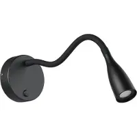 Eglo Lampe de chevet Olivandino Noir flexible