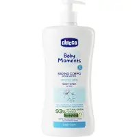 Chicco Liquide de bain Baby Moments 0m+ Protection, 750ml