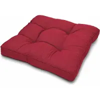 Beautissu Coussin Lounge Outdoor Rouge XLuna, 70 x 70 cm