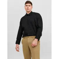 Jack & Jones Chemise à Manches Longues Joe Plain Plus Size