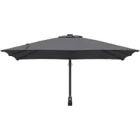 vidaXL Parasol de jardin sable 248,5 x 247,5 x 160 cm