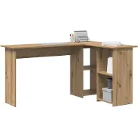 vidaXL Bureau Artisan-Chêne 142 x 102 x 73 cm Bois composite