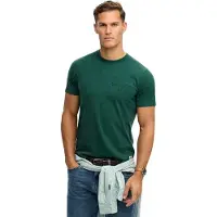 Superdry T-Shirt '1954 Company' émeraude / noir