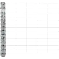 vidaXL Clôture argentée 50 x 1,4 m en acier galvanisé