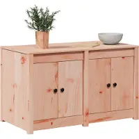 vidaXL Armoire de cuisine MEPPEL, aspect chêne brun, 106 x 55 x 64 cm