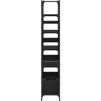 vidaXL Étagère Chêne noir 100 x 32 x 170 cm Bois d'ingénierie
