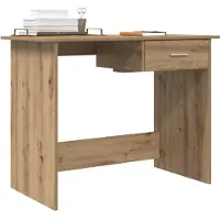 vidaXL Bureau Artisan-Chêne 100 x 50 x 76 cm Bois composite
