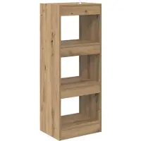 vidaXL Bibliothèque chêne artisanal 40 x 30 x 103 cm Bois d'ingénierie