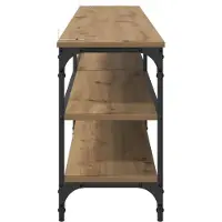 vidaXL Armoire TV Chêne Artisan 200 x 30 x 50 cm Bois composite et fer