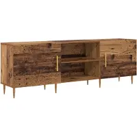 vidaXL Armoire TV vieux bois 150 x 30 x 50 cm Bois composite