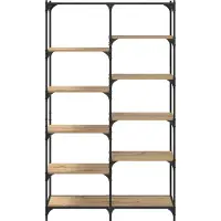 vidaXL Étagère chêne artisanal 100 x 32 x 170 cm Bois d'ingénierie