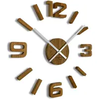 FLEXISTYLE Horloge en chêne à coller 3D DIY EKO z54g 75 d-2-x, 75 cm