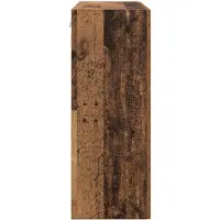 vidaXL Armoire murale vieux bois 69,5 x 34 x 90 cm Bois composite