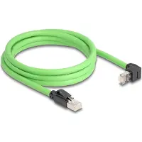 DeLOCK RJ45 Netzwerkkabel Cat.6A Ste zu Ste 2m grün
