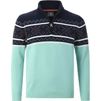 Jan Vanderstorm Comfort Fit Troyer bleu,