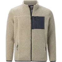 Jan Vanderstorm Comfort Fit Veste de sweat beige, Multicolore