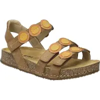 Josef seibel Sandales à lanières caramel / moutarde / orange