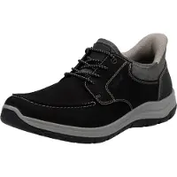 Rieker Chaussure basse gris foncé / noir