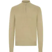 Casual Friday Pull-over ' CFHEINE halfzip ' marron