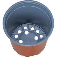 vidaXL Pot à fleurs 200 pcs Céramique Ø 15 x 12,5 cm Plastique