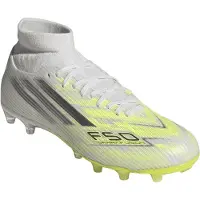 Adidas F50 Sparkfusion League Mid Cut Fg/ag Woman Football Boots Blanc EU 38 2/3 Femme