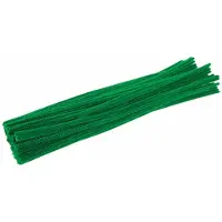 Colorations - Fil chenille vert, 100pcs.