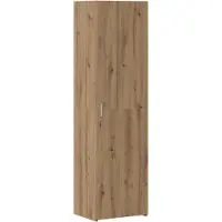 vidaXL Meuble haut artisanal en chêne clair, 50 x 42,5 x 185 cm
