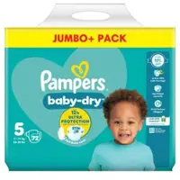 Pampers (Alte Version), Baby Windeln Grösse 5 (11-16kg), 72 Stück (Taille 5, 72 pcs)