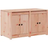 vidaXL Armoire de cuisine MEPPEL, aspect chêne brun, 106 x 55 x 64 cm