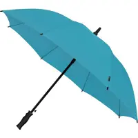 Falcone Hommes, Parapluie, Compact - Automatic - Windproof - 102 cm - Light Blue, Bleu