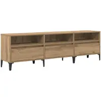 vidaXL Armoire TV Artisan-Chêne 150x30x44,5 cm Bois composite