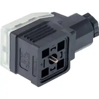 Hirschmann Connecteur pour électrovanne GDME 2011 933 029-100 noir Pôle:2P + T 1 pc(s)