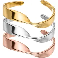 Purelei Bague 'Twist' or / or rose / argent