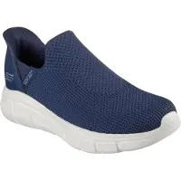 SKECHERS BOBS Sport B Flex Resilient Textile Hommes Navy Trainers