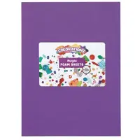 Colorations - Feuilles de mousse violet, 10pcs.