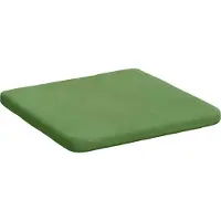 vidaXL Coussins De Siège 4 Pcs Vert Clair 40 X 40 X 3 Cm Velours