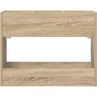 vidaXL Porte-Parapluie Chêne Sonoma 65 X 24 X 50 Cm Bois D'ingénierie