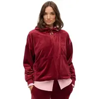 Superdry Veste de survêtement 'Country Club' rouge cerise