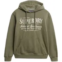 Superdry Outdoor Supply Co Relaxed Fit Hoodie Vert S Homme