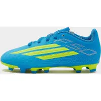 Adidas Chaussure de sport 'F50 Club' bleu / citron vert / gris argenté