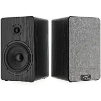 AVCOM 5" Bookshelf Speaker Pair Black
