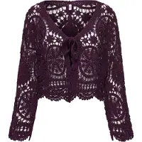 ONLY Cardigan 'ONLWaterly' lie de vin